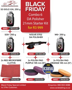 Combo 6 DA Polisher 21mm Starter Kit